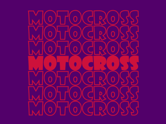 Motocross SVG Cut File