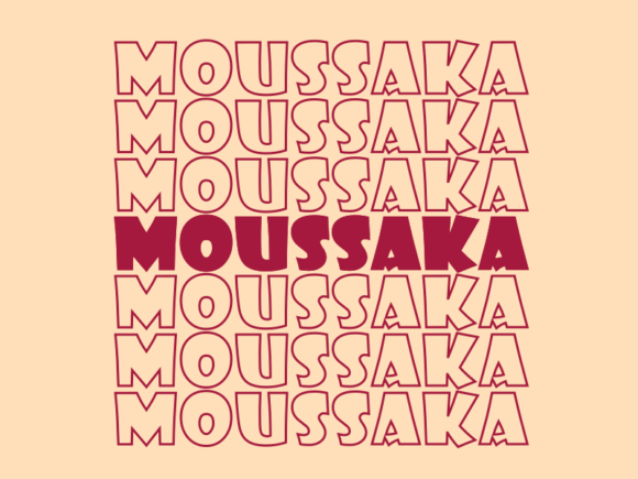 Moussaka SVG Cut File: Scalable & Versatile