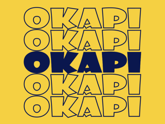 Okapi SVG Cut File: Scalable Craft Freedom