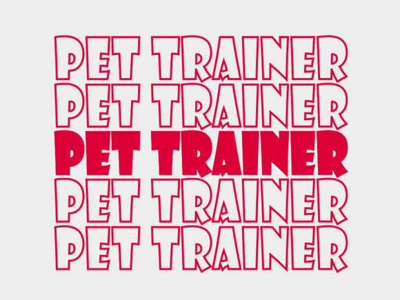 Pet Trainer SVG Cut File