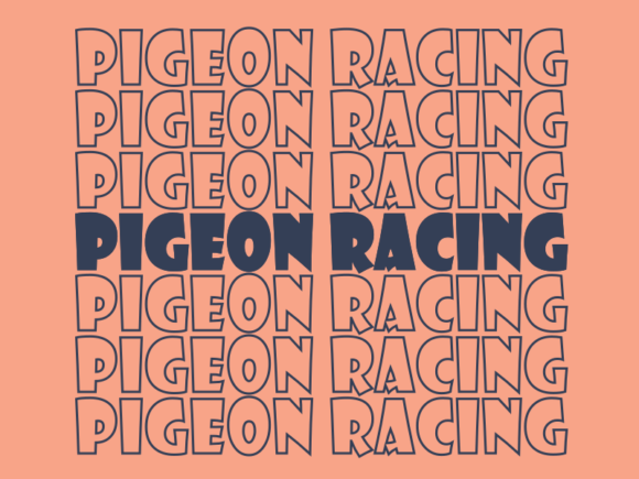 Pigeon Racing SVG Cut File: Precision Craftsmanship for Diverse Creative Applications