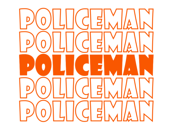 Policeman SVG Cut File: Your Go-To Resource for Versatile, Crisp-Cut Law Enforcement-Themed Designs