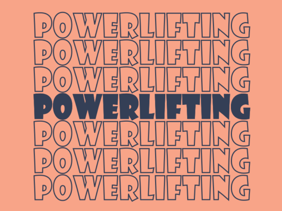Powerlifting SVG Cut File