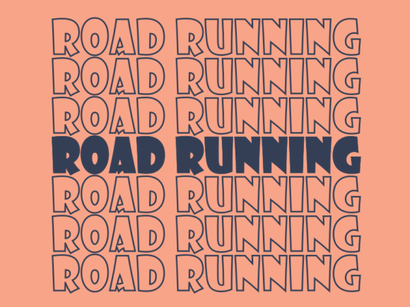 Road Running SVG Cut File