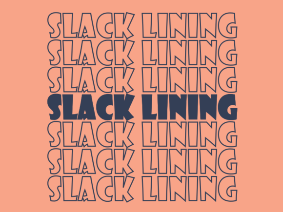 Slack Lining SVG Cut File