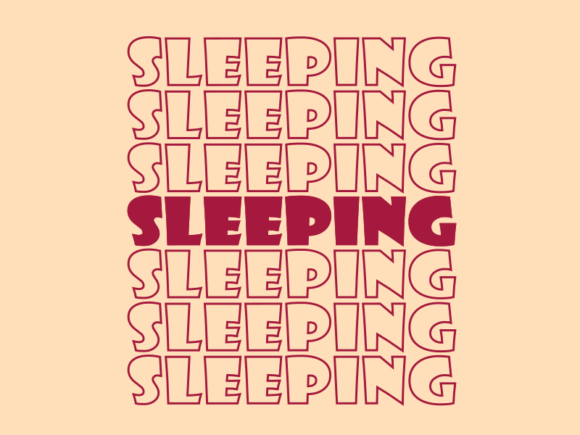 Sleeping SVG Cut File: Scalable & Versatile