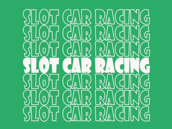 Slot Car Racing SVG Cut File
