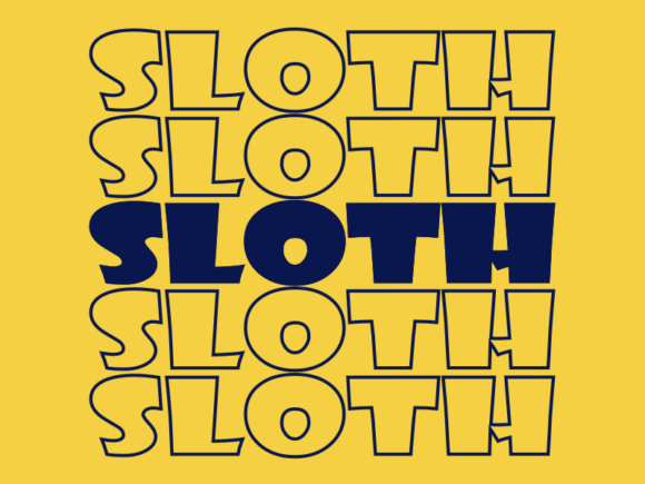 Sloth SVG Cut File: Scalable & Versatile Craft Resource
